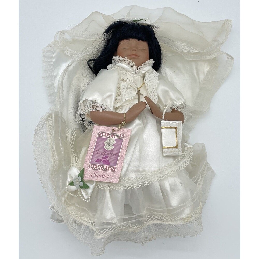 Collectible Memories “Chantel” Porcelain Doll -Communion / First Communion Style
